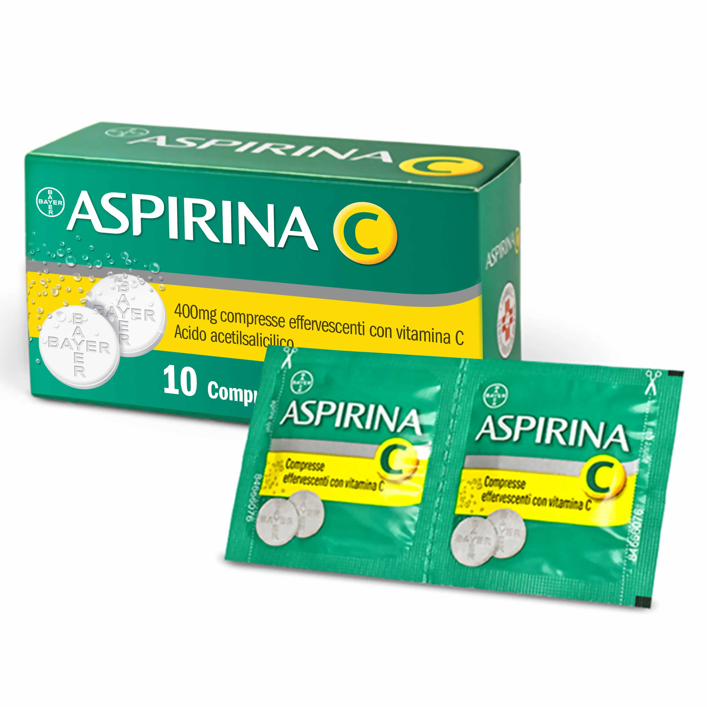 ASPIRINA C*10CPR EFF 400+240MG - Farmacia Mortise