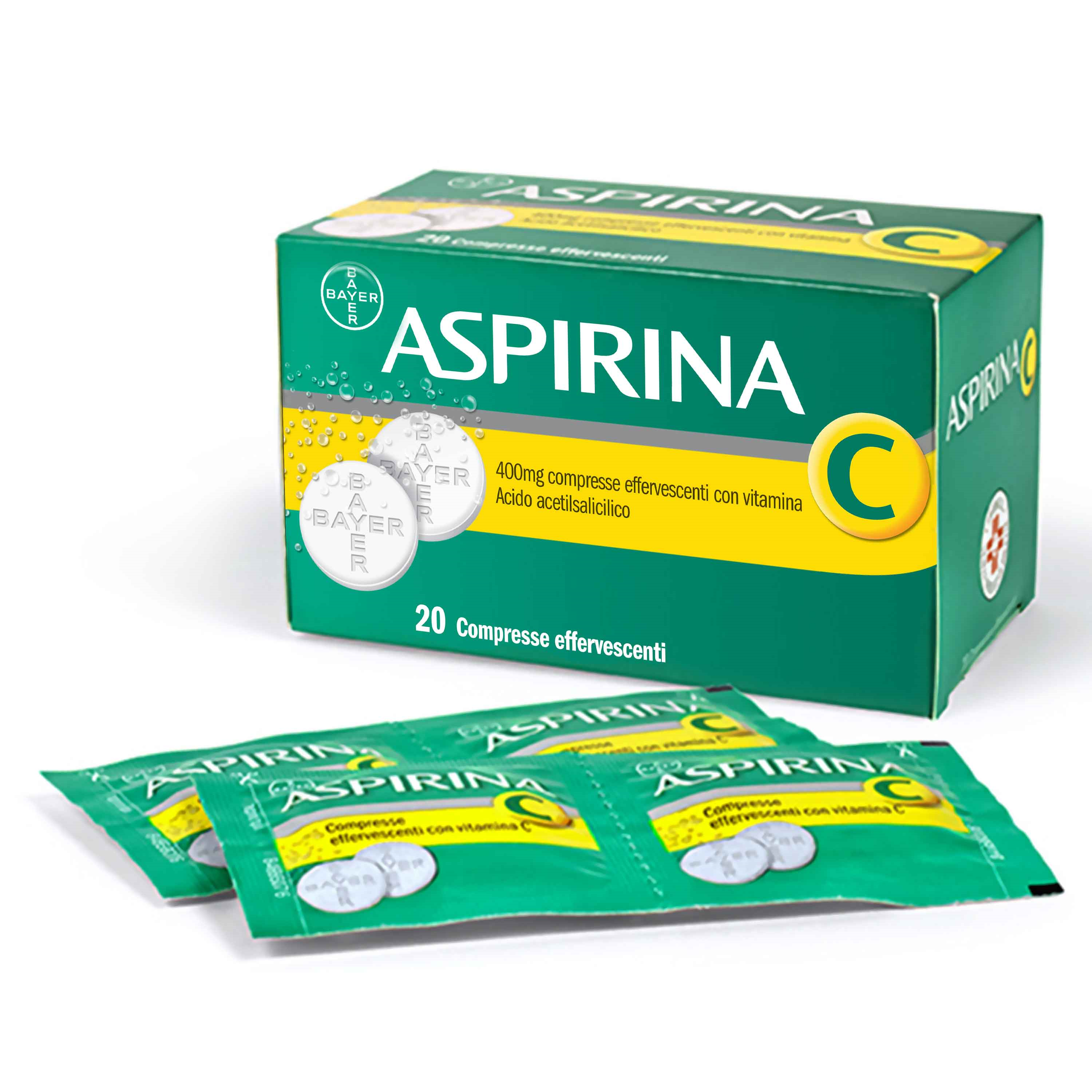 ASPIRINA C*20CPR EFF 400+240MG - Farmacia Mortise