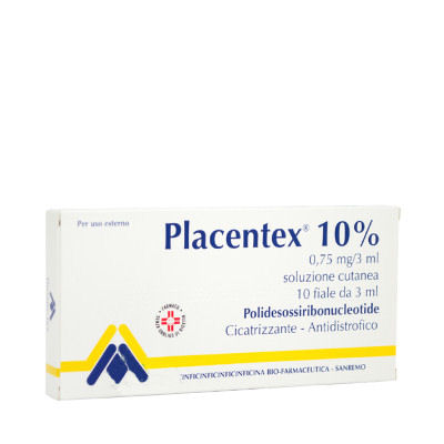 PLACENTEX*SOL CUT 10F 0,75MG - Farmacia Mortise