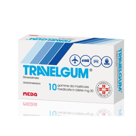 TRAVELGUM*10GOMME MAST 20MG - Farmacia Mortise