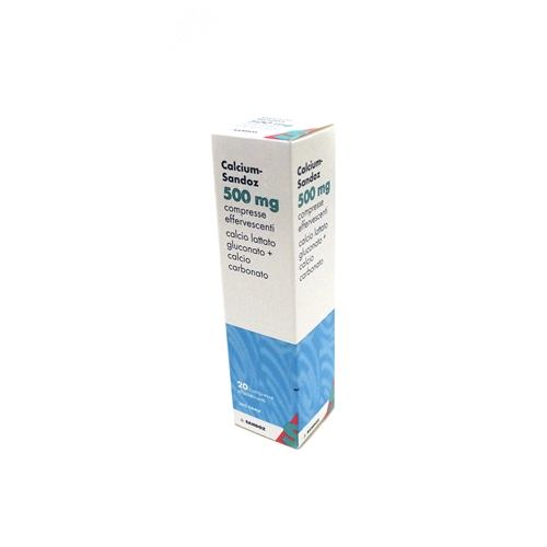 CALCIUM SANDOZ*20CPR EFF 500MG - Farmacia Mortise