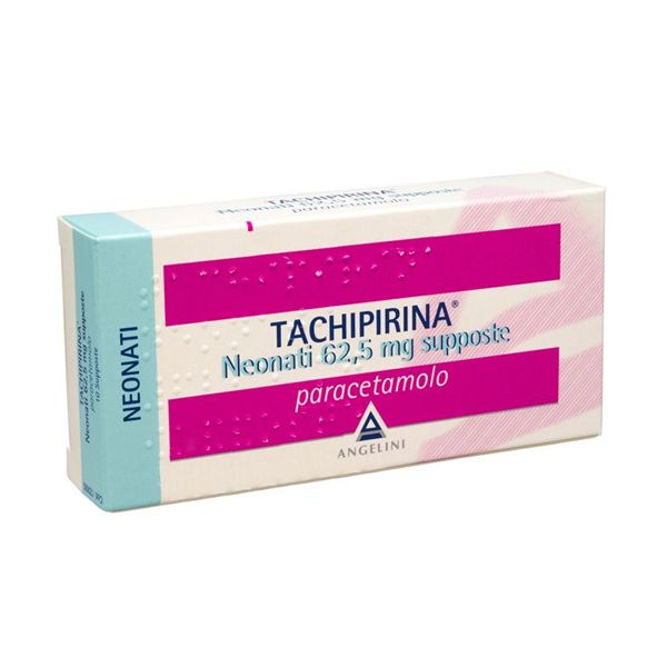 TACHIPIRINA*NEO 10SUPP 62,5MG - Farmacia Mortise