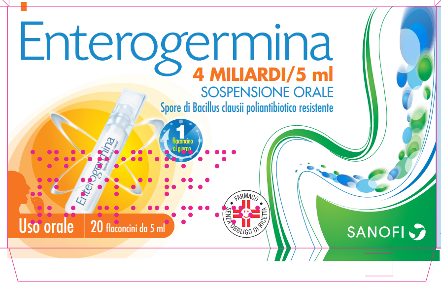 ENTEROGERMINA*OS 20FL 4MLD 5ML - Farmacia Mortise