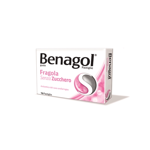 BENAGOL*16PAST FRAGOLA S/Z - Farmacia Mortise