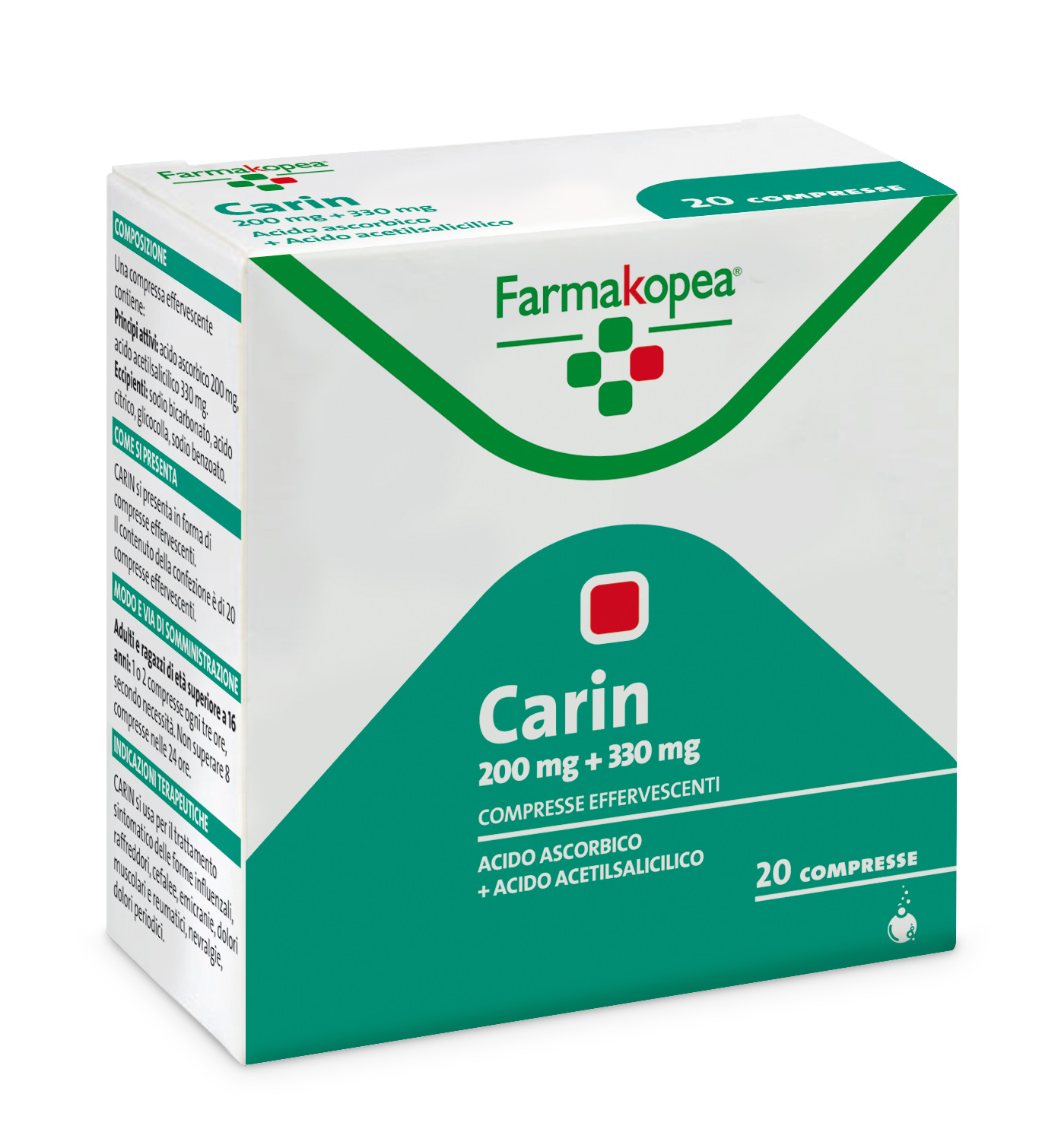 CARIN*20CPR EFF 330MG+200MG - Farmacia Mortise