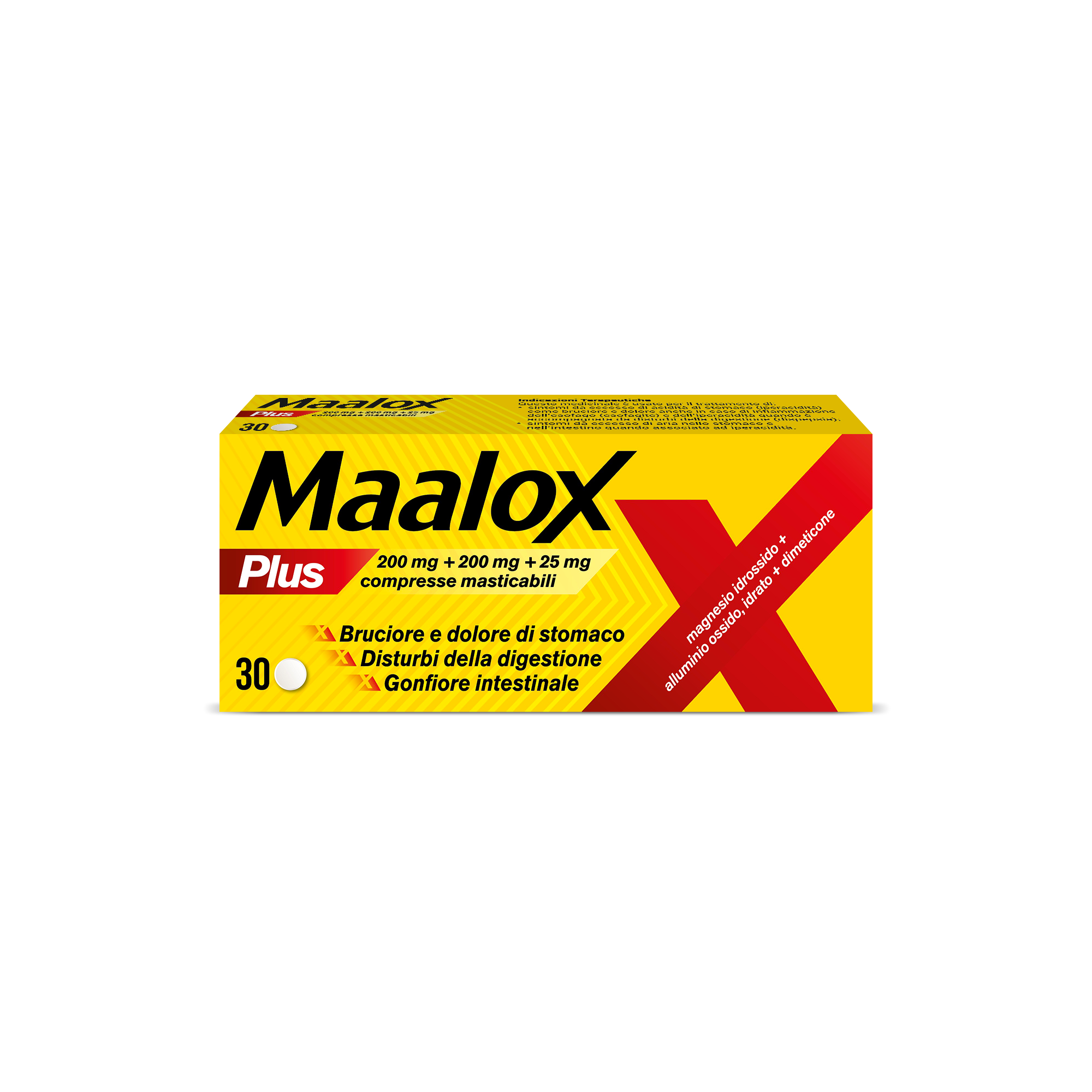 MAALOX PLUS*30CPR MAST - Farmacia Mortise