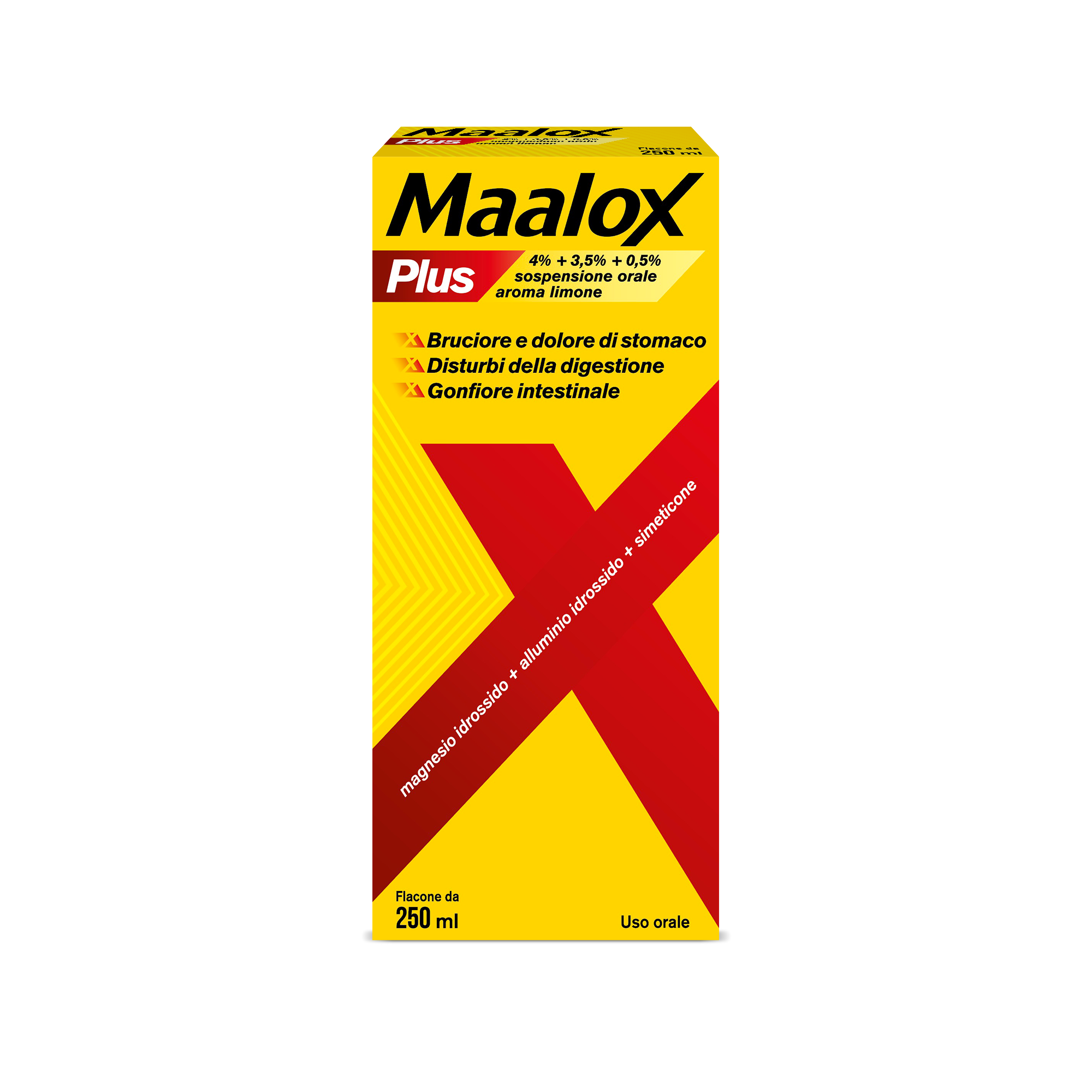 MAALOX PLUS*OS SOSP 4+3,5+0,5% - Farmacia Mortise