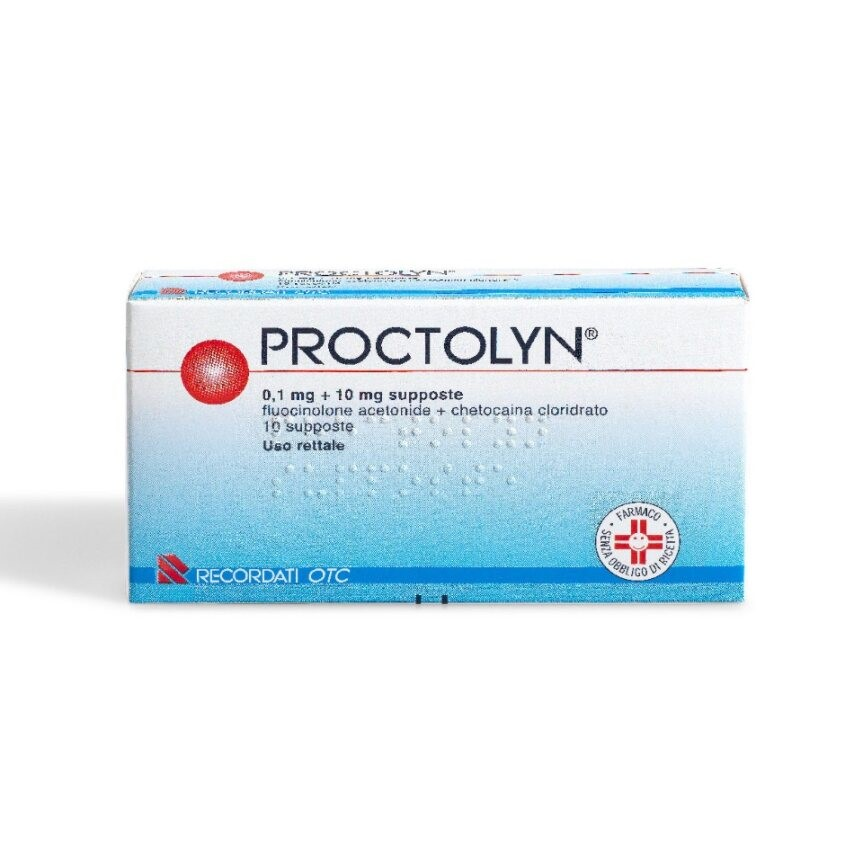 PROCTOLYN*10SUPP 0,1MG+10MG - Farmacia Mortise