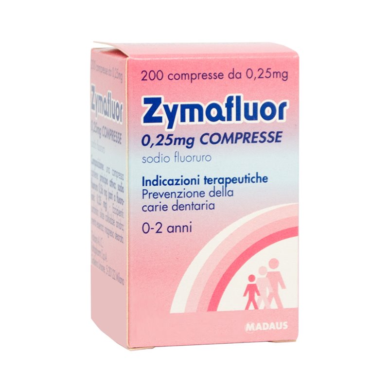 ZYMAFLUOR*200CPR 0,25MG - Farmacia Mortise