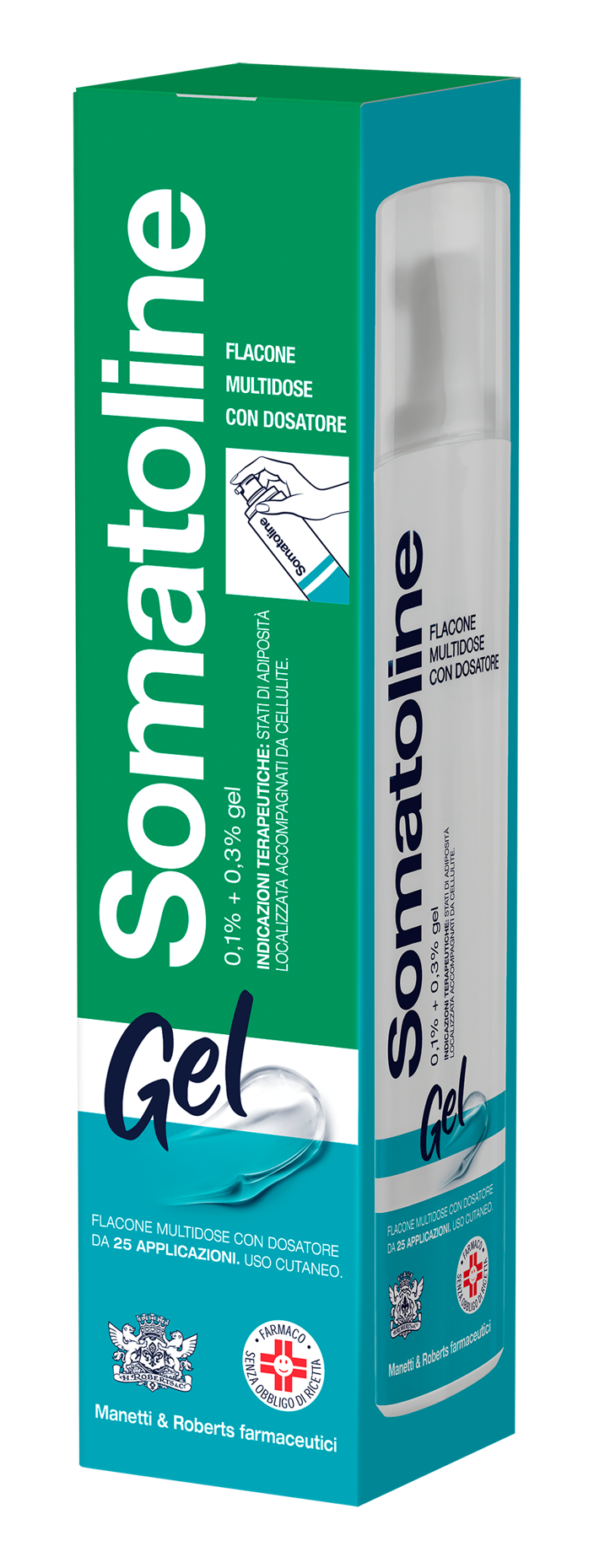 SOMATOLINE*GEL 250ML 0,15+0,3% - Farmacia Mortise