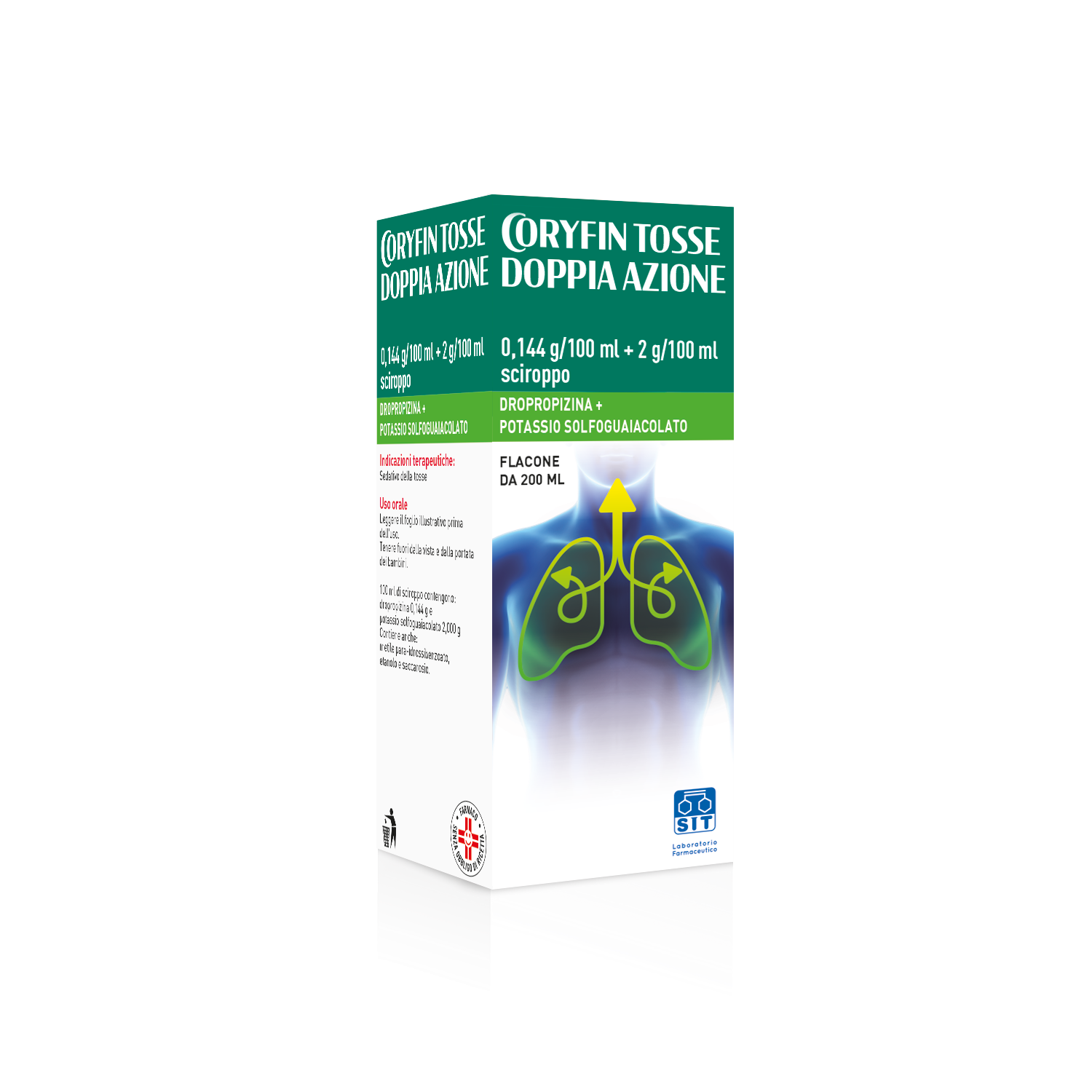 CORYFIN TOSSE DOPPIA AZ*200ML - Farmacia Mortise