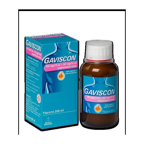 GAVISCON*OS 500MG+267MG/10ML - Farmacia Mortise