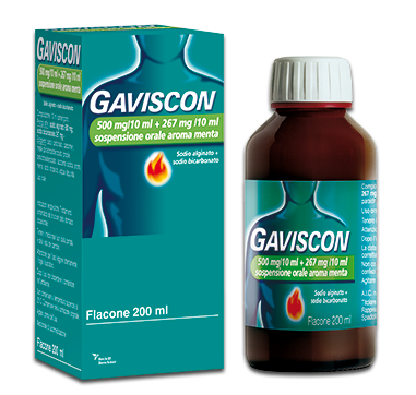 GAVISCON*OS 500+267MG/10ML MEN - Farmacia Mortise