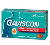 GAVISCON*24CPR FRAG250+133,5MG - Farmacia Mortise