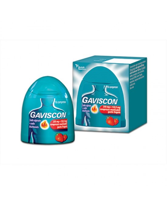 GAVISCON*16CPR FRAG250+133,5MG - Farmacia Mortise