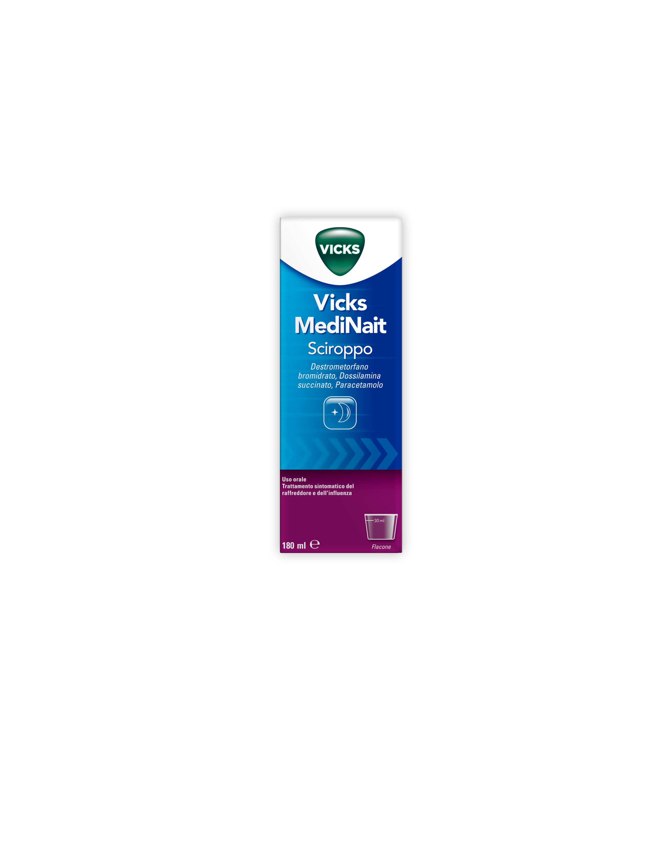 VICKS MEDINAIT*SCIR 180ML - Farmacia Mortise