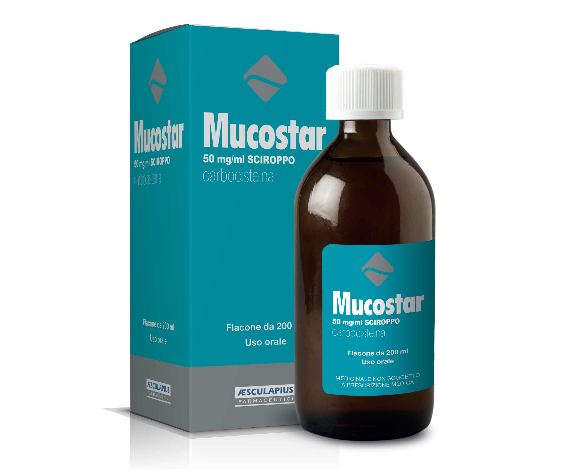 MUCOSTAR*SCIR FL 200ML 50MG/ML - Farmacia Mortise