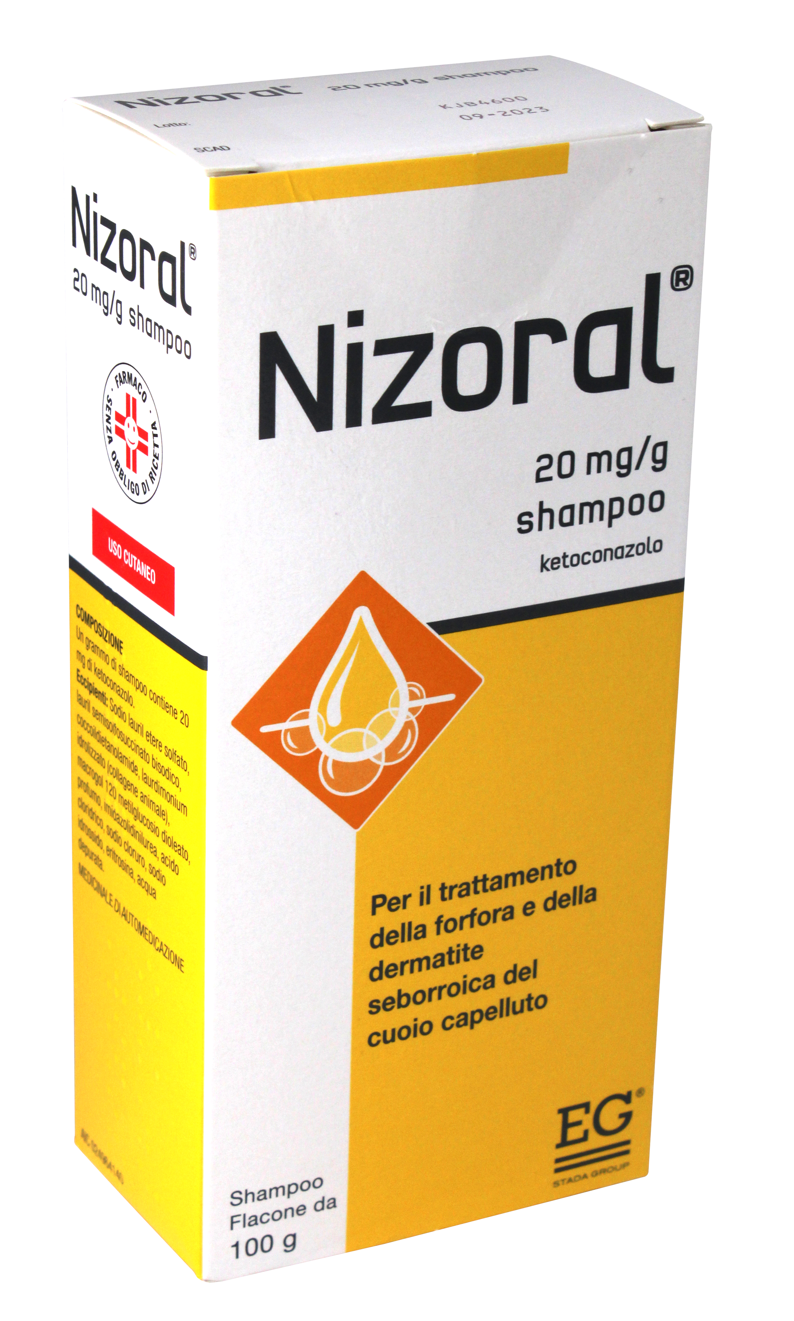 NIZORAL*SHAMPOO FL 100G 20MG/G - Farmacia Mortise