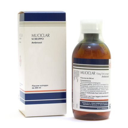 MUCICLAR*SCIR 200ML 15MG/5ML - Farmacia Mortise