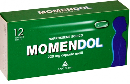 MOMENDOL*12CPS MOLLI 220MG - Farmacia Mortise