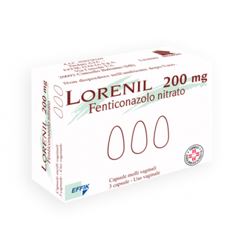 LORENIL*3CPS MOLLI VAG 200MG - Farmacia Mortise