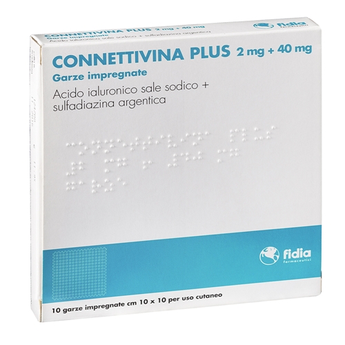 CONNETTIVINA PLUS*10GARZE10x10 - Farmacia Mortise