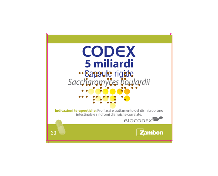 CODEX*30CPS 5MLD 250MG - Farmacia Mortise