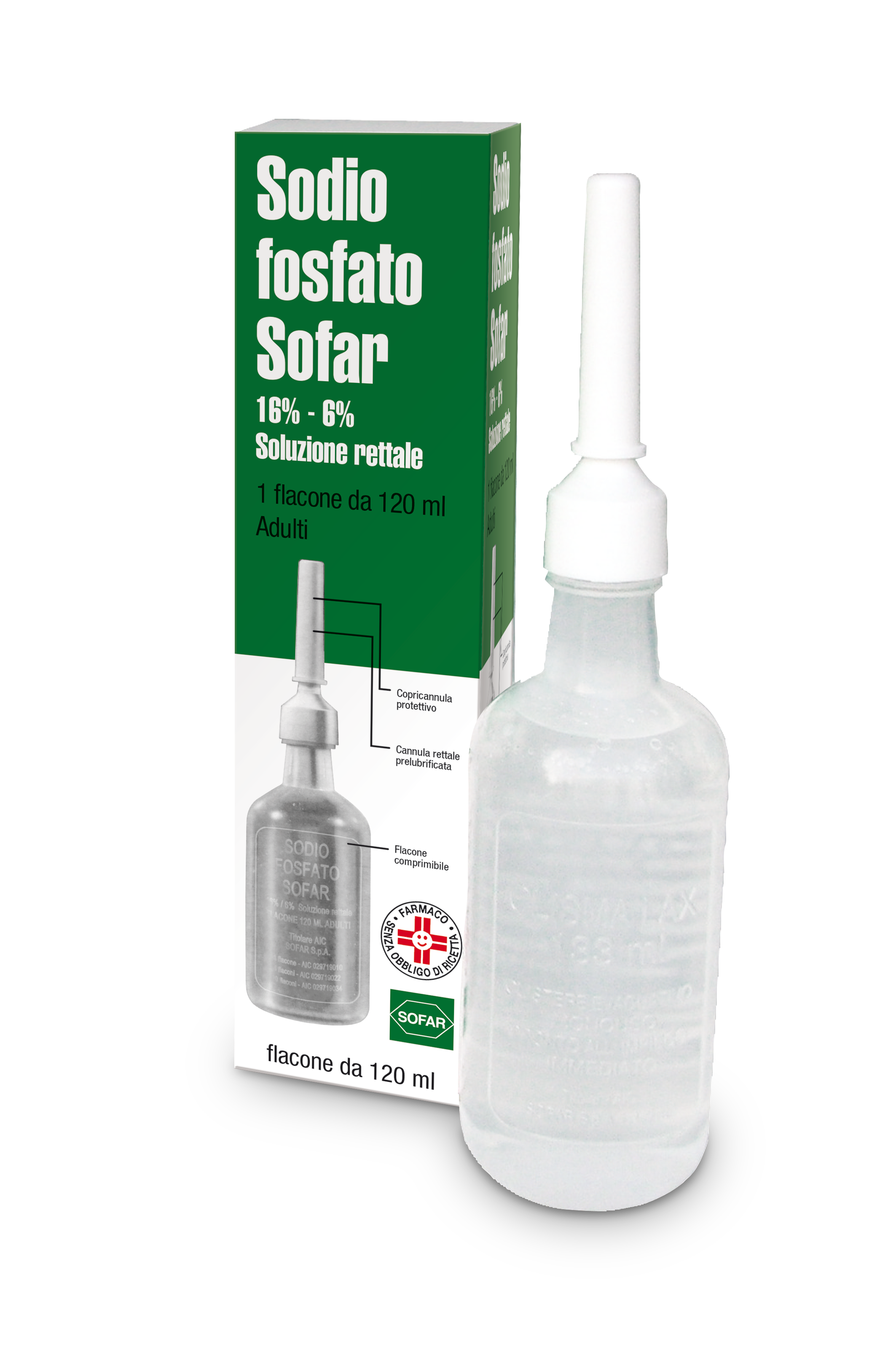 SODIO FOSFATO ALFA*RETT 120ML - Farmacia Mortise