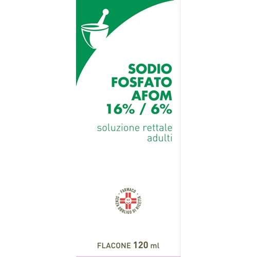 SODIO FOSFATO AFOM*120ML+CAN - Farmacia Mortise