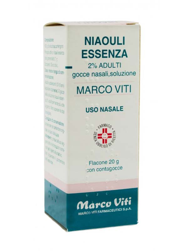 NIAOULI ESSENZA MV*2% GTT 20G - Farmacia Mortise