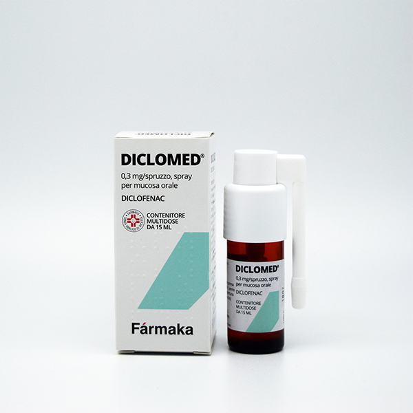 DICLOMED*SPRAY 15ML 0,3MG/DOSE - Farmacia Mortise