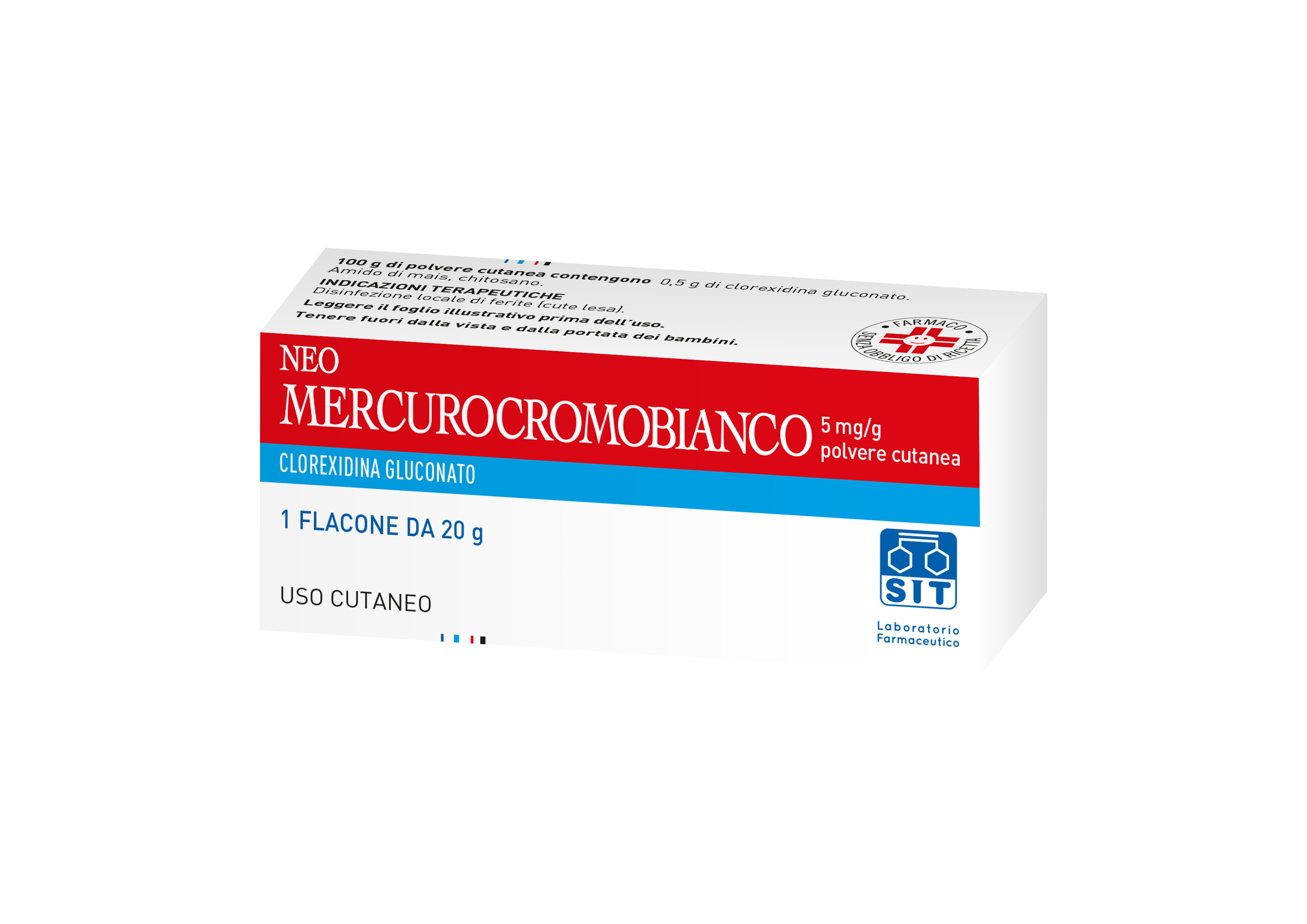 NEOMERCUROCROMO BIANCO*POLV20G - Farmacia Mortise