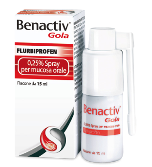 BENACTIV GOLA*SPRAY 15ML 0,25% - Farmacia Mortise
