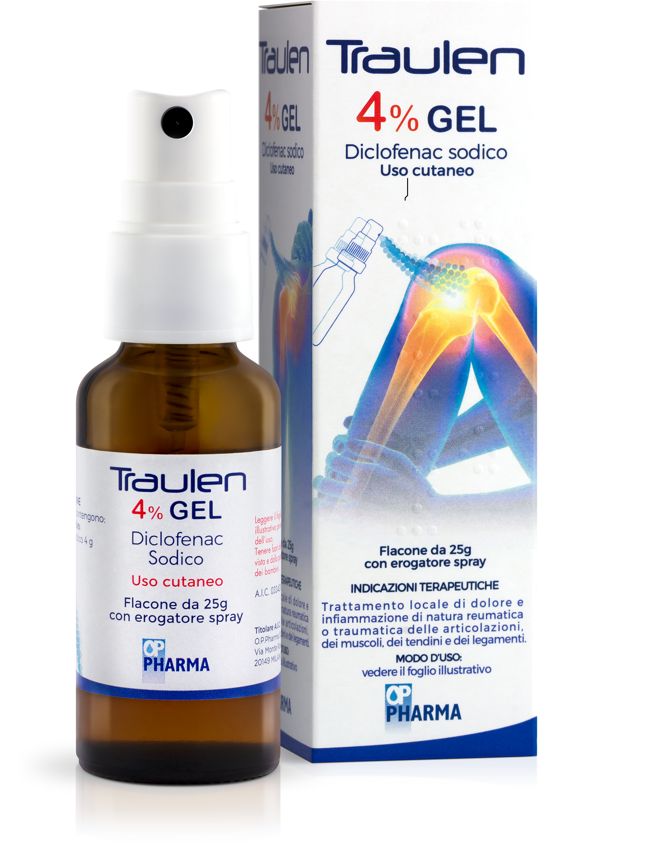 TRAULEN*GEL 4% FL 25G C/EROG - Farmacia Mortise