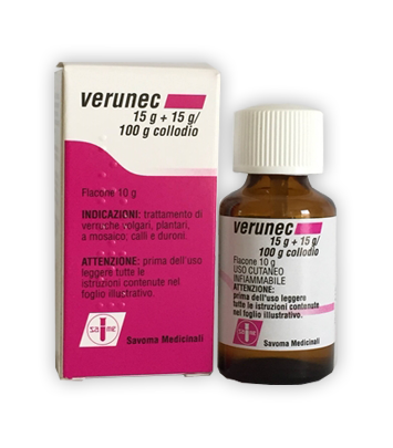 VERUNEC*FL 15G+15G/100G COLLOD - Farmacia Mortise