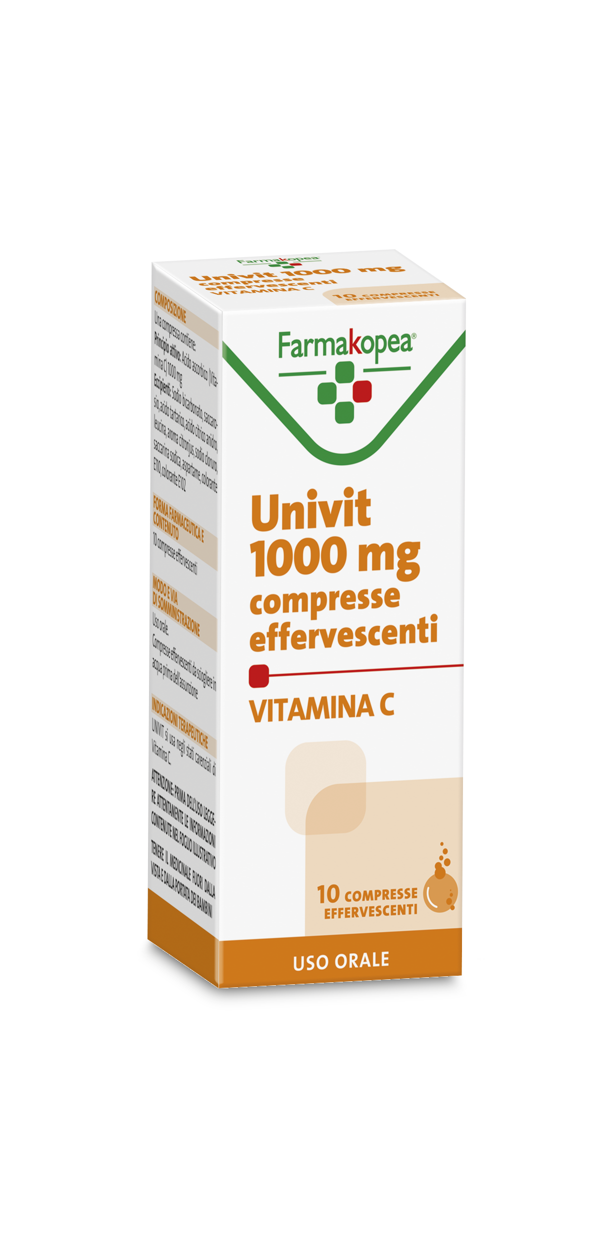 UNIVIT*10CPR EFF 1000MG - Farmacia Mortise
