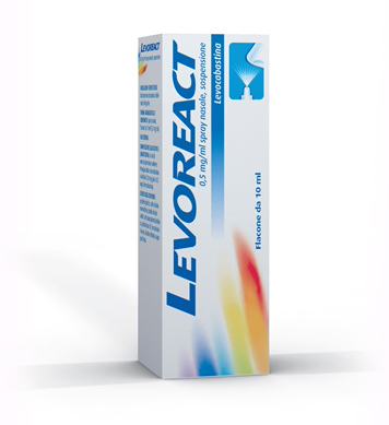 LEVOREACT*SPRAY NAS 10ML 0,5MG - Farmacia Mortise