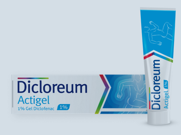 DICLOREUM ACTIGEL*GEL 100G 1% - Farmacia Mortise
