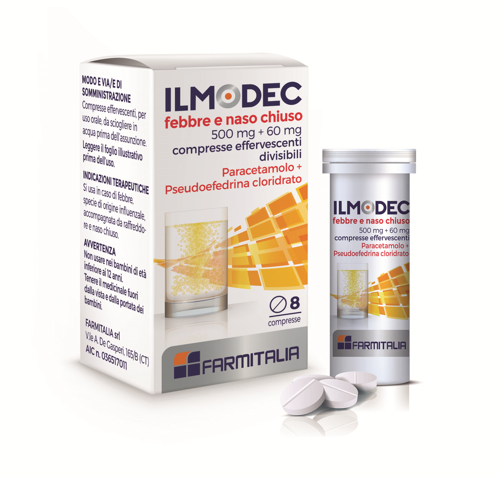 ILMODEC FEBBRE E NASO CH*8CPR - Farmacia Mortise