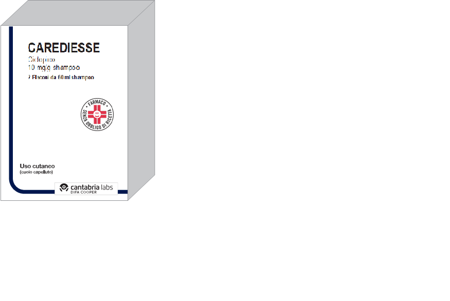CAREDIESSE*SHAMP2FL 60ML10MG/G - Farmacia Mortise