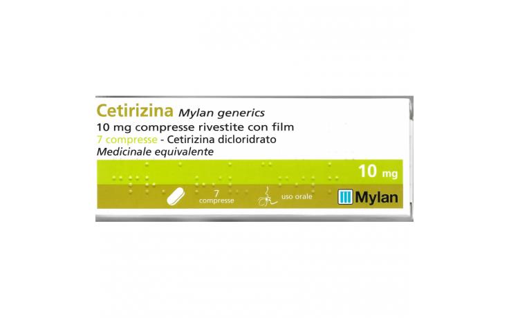 CETIRIZINA MY*7CPR RIV 10MG - Farmacia Mortise