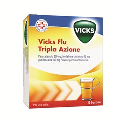VICKS FLU TRIPLA A*OS 10BUST - Farmacia Mortise