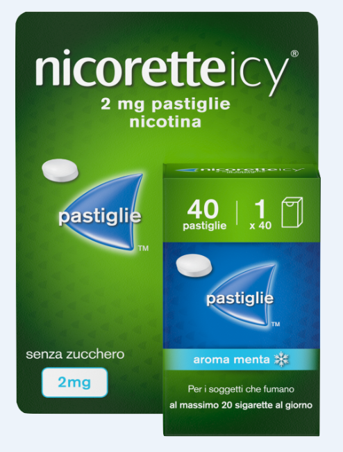 NICORETTEICY*40PAST 2MG - Farmacia Mortise