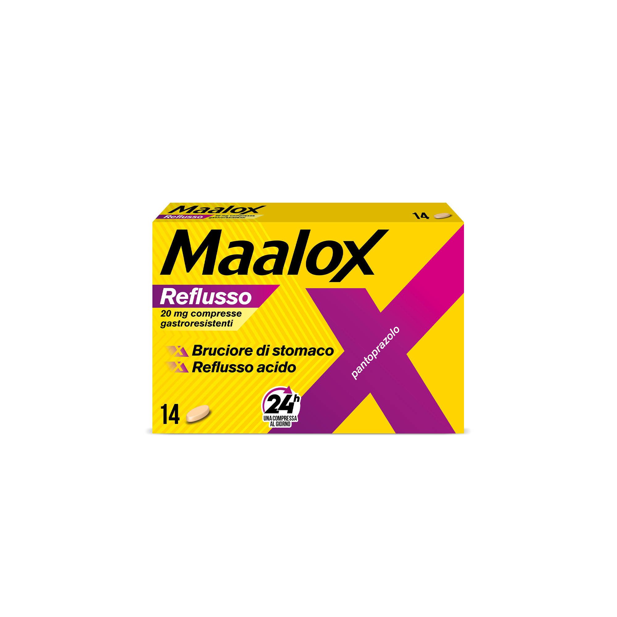 MAALOX REFLUSSO*14CPR 20MG - Farmacia Mortise