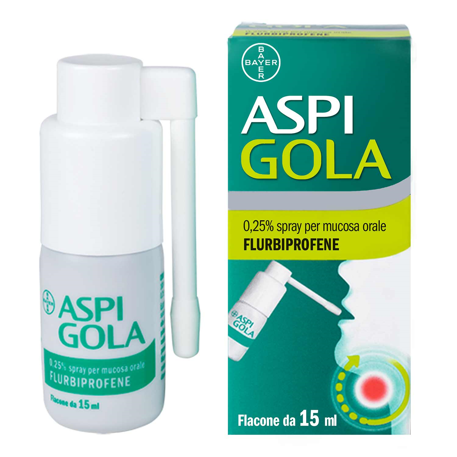 ASPI GOLA*OS SPRAY 15ML 0,25% - Farmacia Mortise