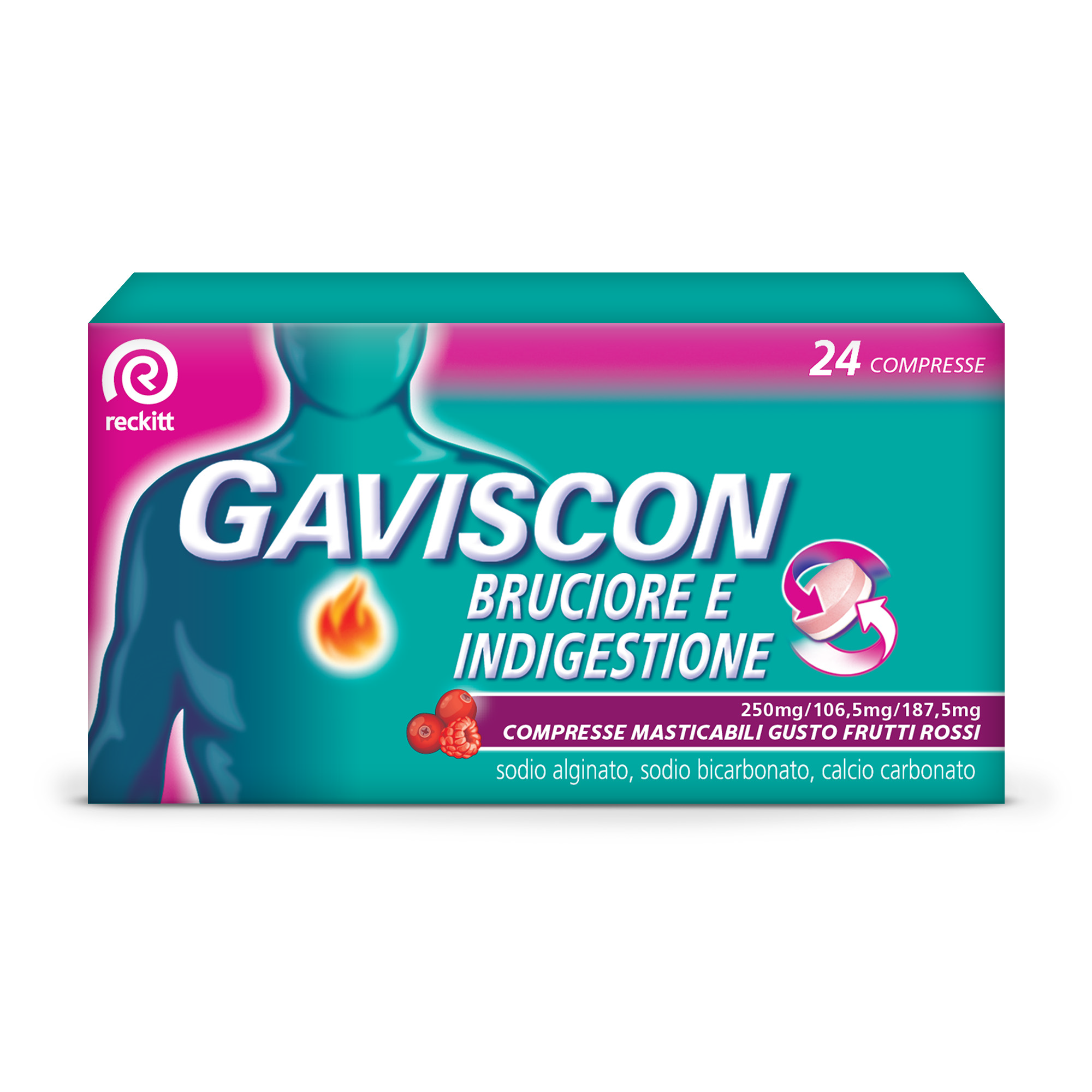 GAVISCON BRUCIORE IND*24CPR FR - Farmacia Mortise