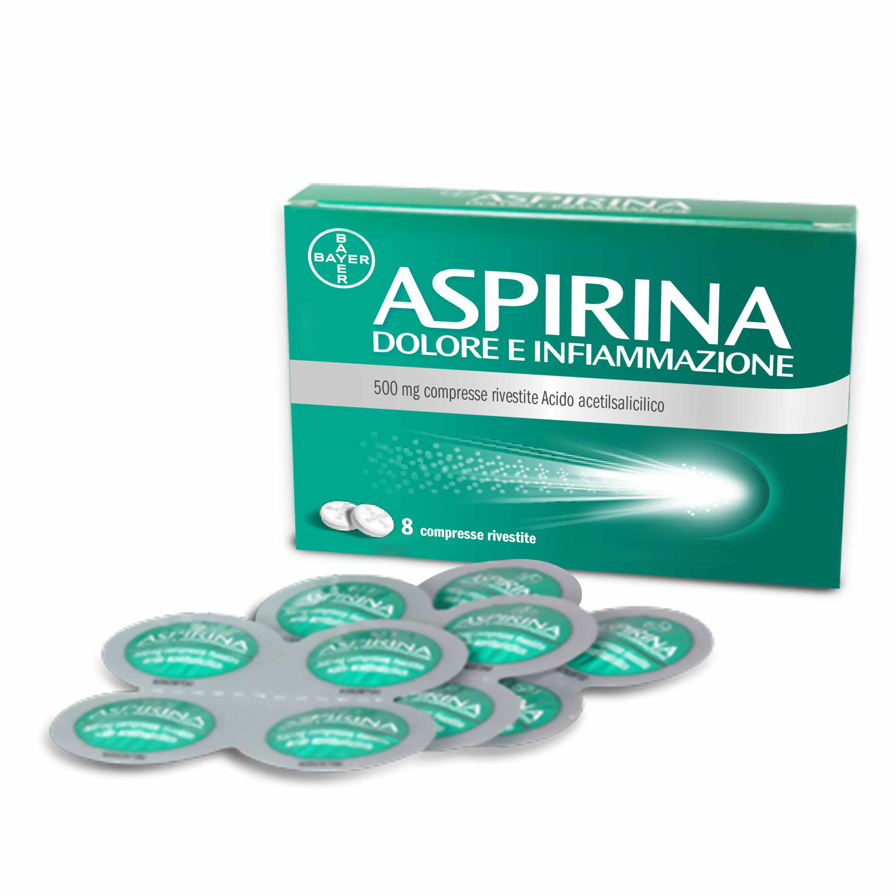 ASPIRINA DOLORE INF*8CPR 500MG - Farmacia Mortise