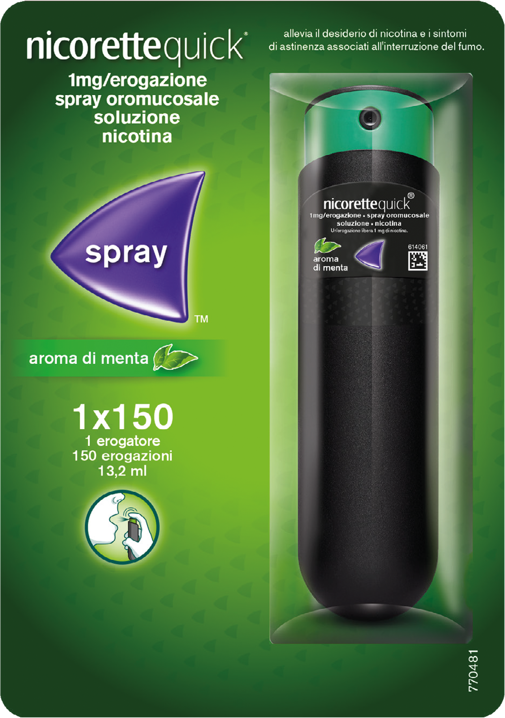 NICORETTEQUICK*SPRAY 1FL 150D - Farmacia Mortise