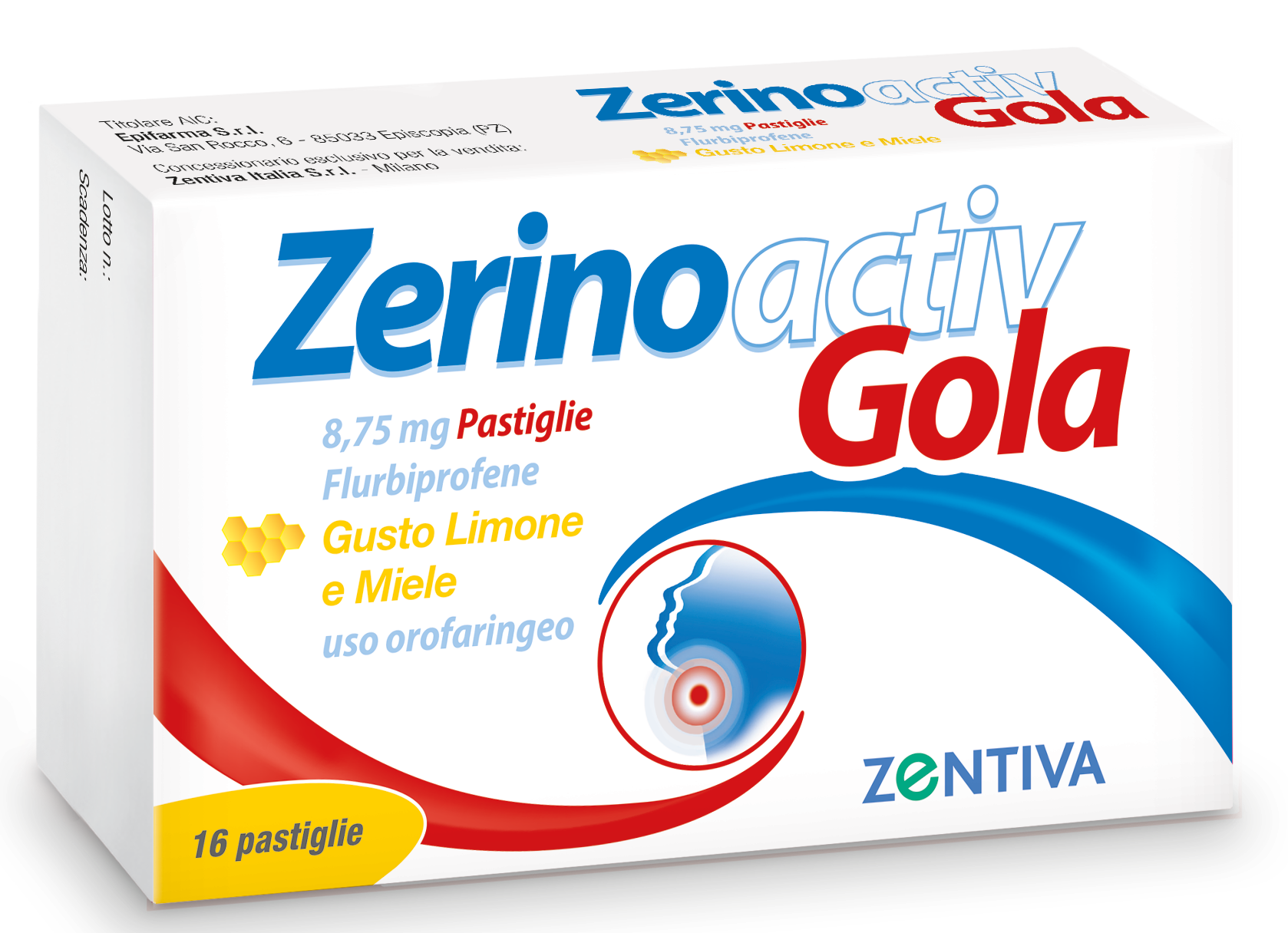 ZERINOACTIV GOLA*16PASTL LIM M - Farmacia Mortise