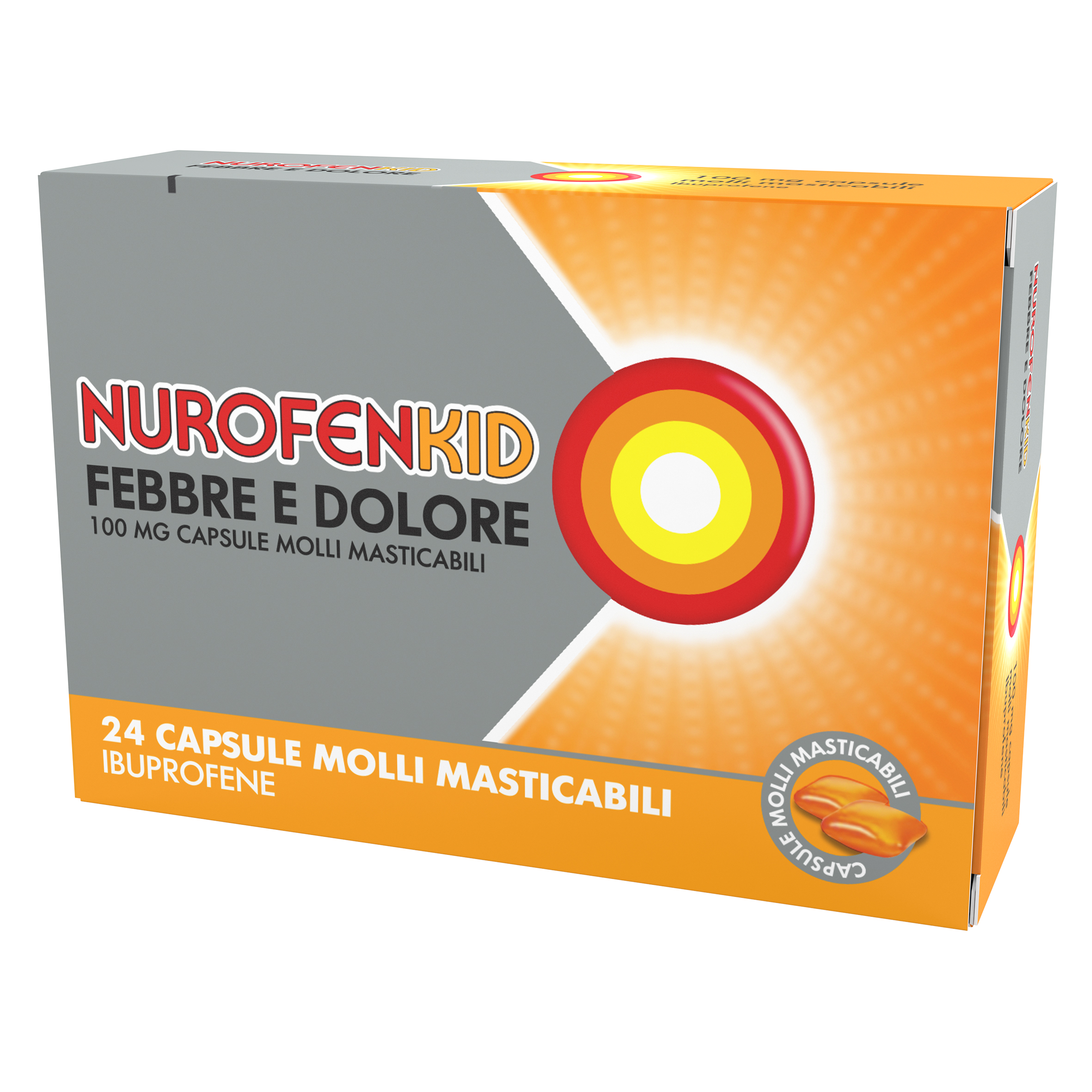 NUROFENKID FEBBRE D*24CPS100MG - Farmacia Mortise